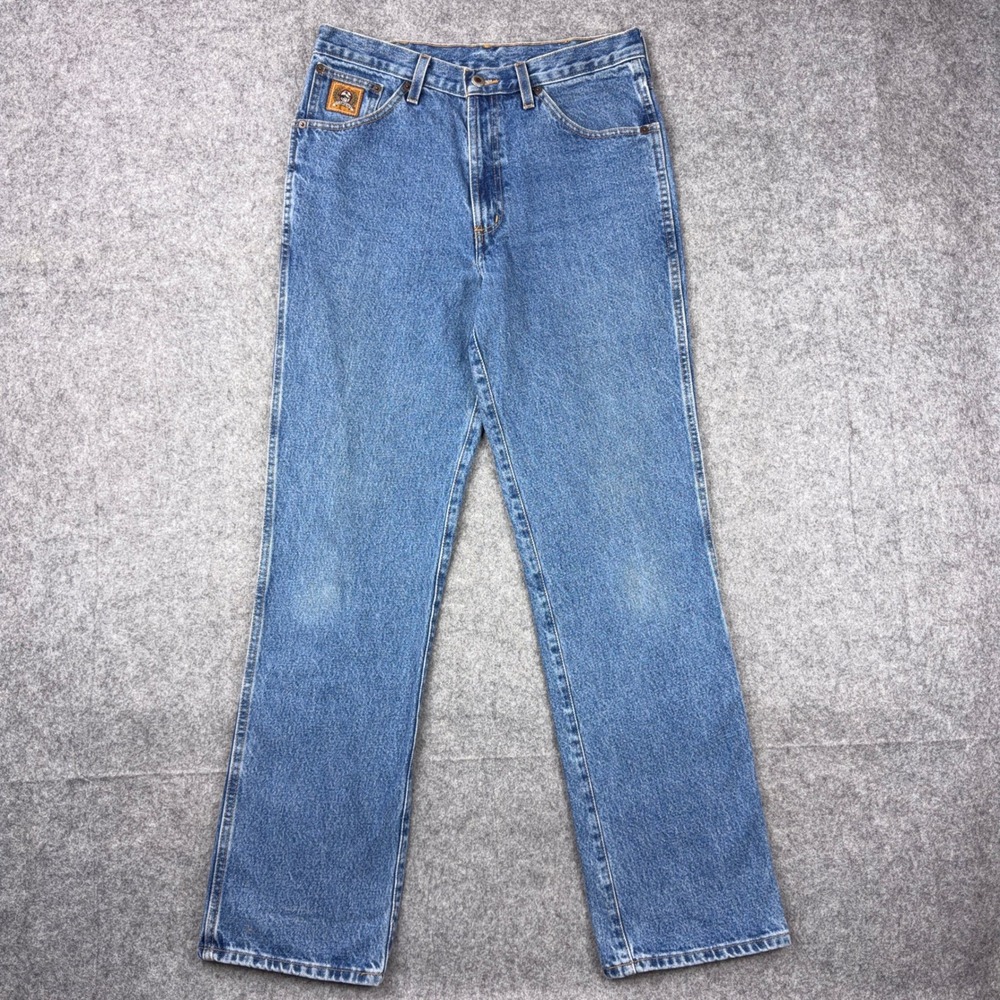 Cinch Jeans Mens 32x32 Blue Medium Wash Western Cowboy Rodeo Cotton Denim Pants